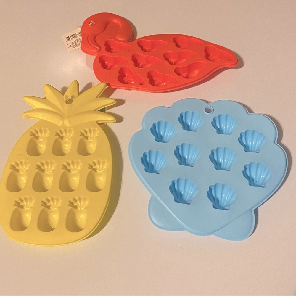 Summer Vibes Ice Tray, Set of 3